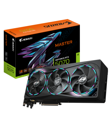 TARJETA GRAFICA GIGABYTE 5070 AERO OC 12GB NEGRO GDDR7