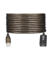 CABLE ALARGADOR EWENT  USB 2.0 USB-A AMPLIFICACION SEÑAL 5m NEGRO