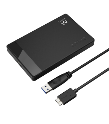 CARCASA HDD EWENT EW7049 25 NEGRA