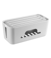 CAJA DE ORGANIZACION EWENT DE CABLE CON SOPORTE 307X135X130MM