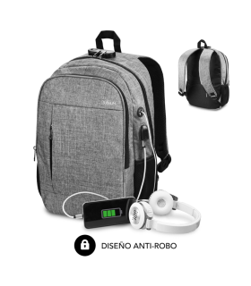MOCHILA SUBBLIM URBAN LOCK BACKPACK 16 GREY