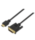 CABLE AISENS DVI A HDMI DVI18 1 M HDMI A M NEGRO 18M