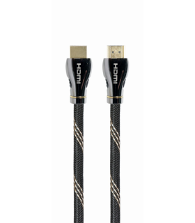 CABLE HDMI 21 8K 60HZ GEMBIRD CCBP HDMI8K 3M PREMIUM TRENZADO ETHERNET 3M NEGRO