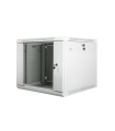 ARMARIO LANBERG MURAL 9U 600X600 RACK 19 FLAT PACK V2 PUERTA CRISTAL GRIS