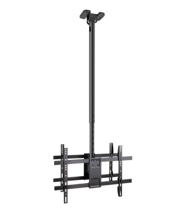 SOPORTE TECHO TOOQ 2 PANTALLAS 43 86 XL NEGRO