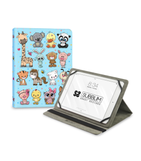 FUNDA TABLET SUBBLIM TRENDY CASE ANIMALS 11