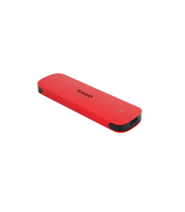 CARCASA HDD TOOQ TQE 2201R M2 ALUMINIO ROJA