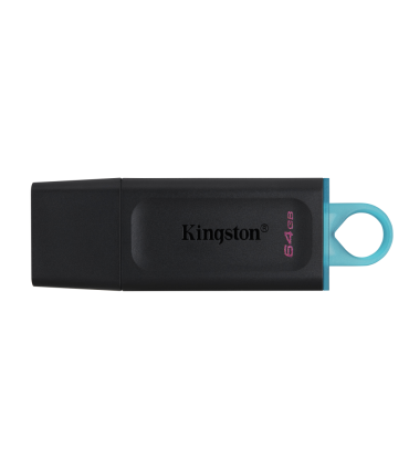 USB 32 KINGSTON 64 GB DATATRAVELER EXODIA NEGRO TURQUESA