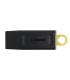 USB 32 KINGSTON 128 GB DATATRAVELER EXODIA NEGRO DORADO