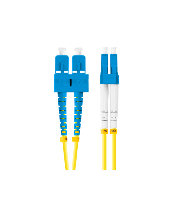 CABLE FIBRA OPTICA LANBERG 5M MONO SC UPC LC UPC DUPLEX LSZH G657A1 30MM YELLOW