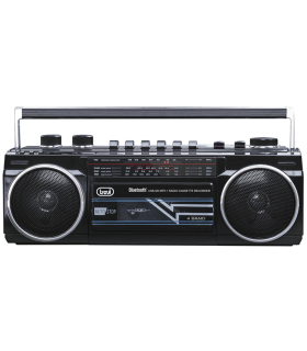 RADIO GRABADORA TREVI USB SD BLUETOOTH CASSETTE RR 501 BT NEGRO