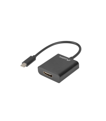 ADAPTADOR USB LANBERG USB C M 31 A HDMI H 15CM DISPLAYPORT ALT MODE NEGRO