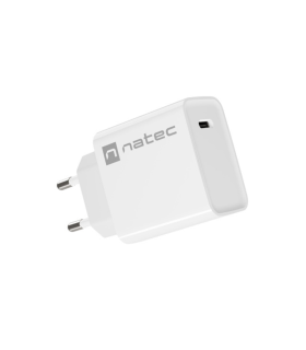 CARGADOR NATEC RIBERA 20W 1XUSB C PD30 QC30 BLANCO