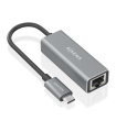 CONVERSOR AISENS USB3.1 GEN1 USB-C A ETHERNET GIGABIT GRIS 15CM