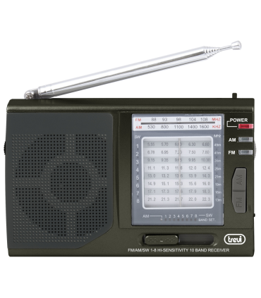 RADIO TREVI MB 728 PORTABLE MULTIBAND RADIO ESTILO RETRO BLACK
