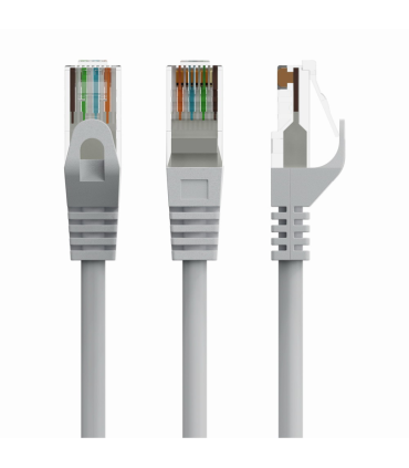 CABLE RED GEMBIRD UTP CAT6 20M COBRE GRIS