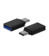 MINI ADAPTADOR AISENS ALUMINIO USB 32 GEN1 3A USB C M A H NEGRO
