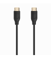 CABLE HDMI AISENS V2.0 PREMIUM 4K60HZ 18GBPS A/M-A/M 0.5M NEGRO