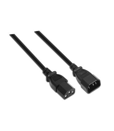 CABLE ALIMENTACION AISENS CPU C13 H C14 M NEGRO 15mts