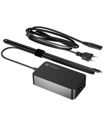 CARGADOR NATEC GRAYLING USB C 45W PARA PORTATILES TABLETS SMARTPHONES