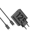 CARGADOR DE PARED MOTOROLA 125W GANFAST 1XUSB-C + CABLE