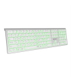 TECLADO SUBBLIM KEYBOARD MASTER BLUETOOTH RETROILUMINADO SILVER/BLACK