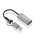 CONVERSOR AISENS ALUMINIO USB A MUSB C M HDMI H 1080P60HZ 15CM
