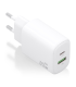 CARGADOR AISENS GAN 20W 1XUSB C PD30 1XUSB A QC30 BLANCO