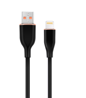 CABLE DE CARGA Y DATOS GEMBIRD DE SILICONA PREMIUM DE 8 CLAVIJAS 15 M NEGRO