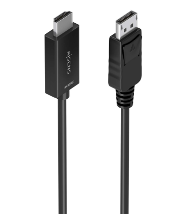 CABLE CONVERSOR AISENS DISPLAYPORT M A HDMI M 4K60HZ NEGRO 30M