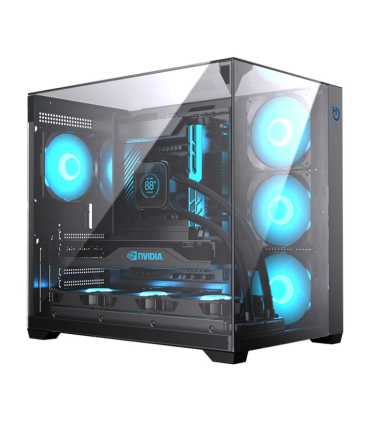 CAJA ATX HIDITEC GAMING SKY BLACK USB 31 TYPE C