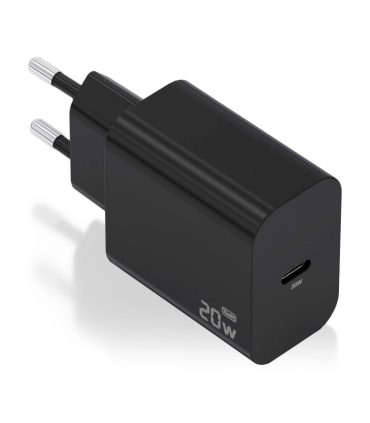 CARGADOR AISENS GAN 20W 1XUSB C PD30 NEGRO