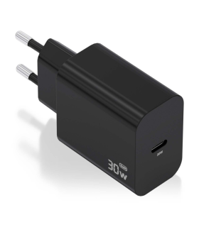 CARGADOR AISENS GAN 30W 1XUSB C PD30 NEGRO