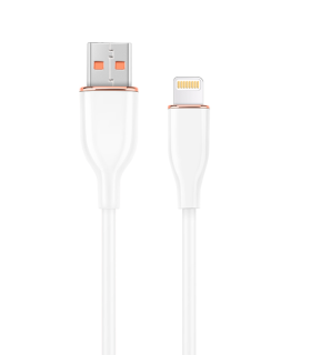 CABLE DE CARGA Y DATOS GEMBIRD DE SILICONA PREMIUM DE 8 CLAVIJAS 15 M BLANCO