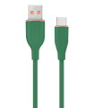 CABLE DE CARGA Y DATOS GEMBIRD USB TIPO C DE SILICONA PREMIUM 1,5 M VERDE
