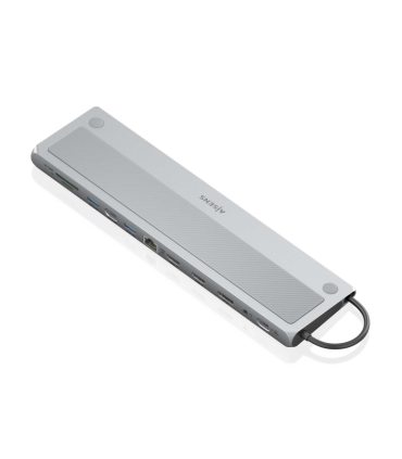 USB C DOCK AISENS 12 EN 1 USB C 2XHDMI 4K 1XDP 1XRJ45 3XUSB A 1XUSB C