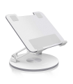 SOPORTE SOBREMESA AISENS AJUSTABLE GIRATORIO PORTATIL/TABLET 7"-13" PLATA