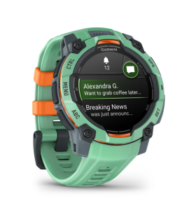 SMARTWATCH GARMIN INSTINCT 3 45MM AMOLED VERDE CORREA VERDE