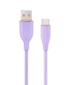 CABLE DE CARGA Y DATOS GEMBIRD USB TIPO C DE SILICONA PREMIUM 1,5 M VIOLETA