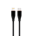 CABLE DE CARGA Y DATOS GEMBIRD USB TIPO-C A 8 PINES DE SILICONA PREMIUM 1,5M BK