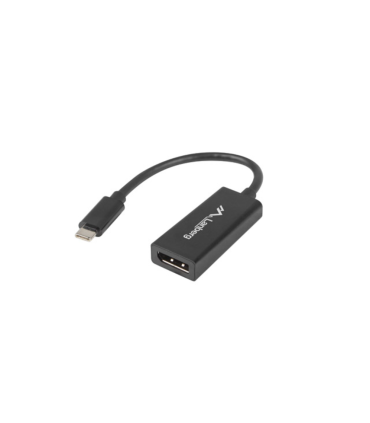 ADAPTADOR USB LANBERG USB C M 31 A DISPLAYPORT H 15CM NEGRO