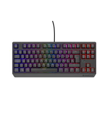TECLADO GAMING GENESIS THOR230 TKL ES USB RETROILUMINADO MECANICO NEGRO