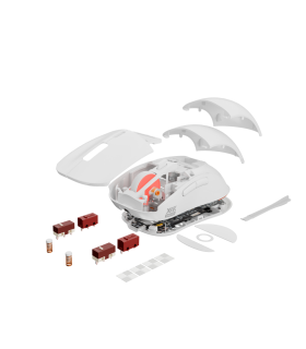 RATON GAMING GENESIS ZIRCON XIII CUSTOMIZABLE INALAMBRICO 26000 DPI BLANCO