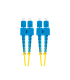 CABLE DE FIBRAOPTICA LANBERG 2M MONO SC UPC SC UPC DUPLEX G657A1 LSZH AMARILL