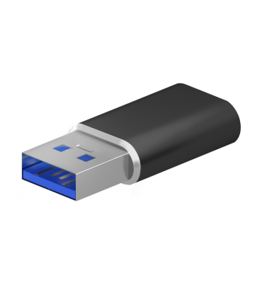 MINI ADAPTADOR AISENS USB 32 GEN2 USB 20 3A USB C H A M NEGRO