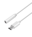 CABLE CONVERSOR AISENS USB-C A AUDIO USB-C/M-JACK 3.5/H BLANCO 15CM