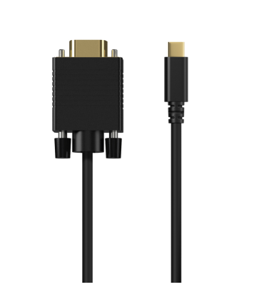 CABLE CONVERSOR AISENS USB C A VGA USB C M HDB15 M NEGRO 18M