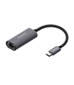 CABLE CONVERSOR AISENS USB3.1 GEN1 USB-C A ETHERNET GIGABIT GRIS 15CM