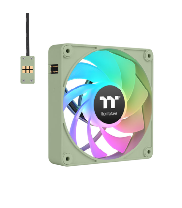VENTILADOR INV MAGNETICO CAJA THERMALTAKE CT120 EX ARGB 3XVENT VERDE MATCHA
