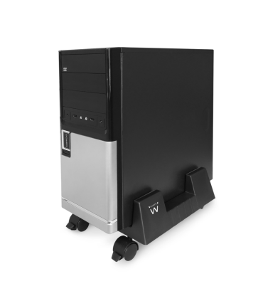 SOPORTE ORDENADOR EWENT CAJON AJUSTABLE CON RUEDAS